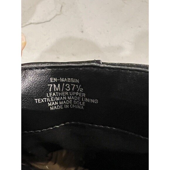 Enzo Angiolini EN-MABBIN BLACK LEATHER BOOTIES SZ10 - Picture 5 of 6